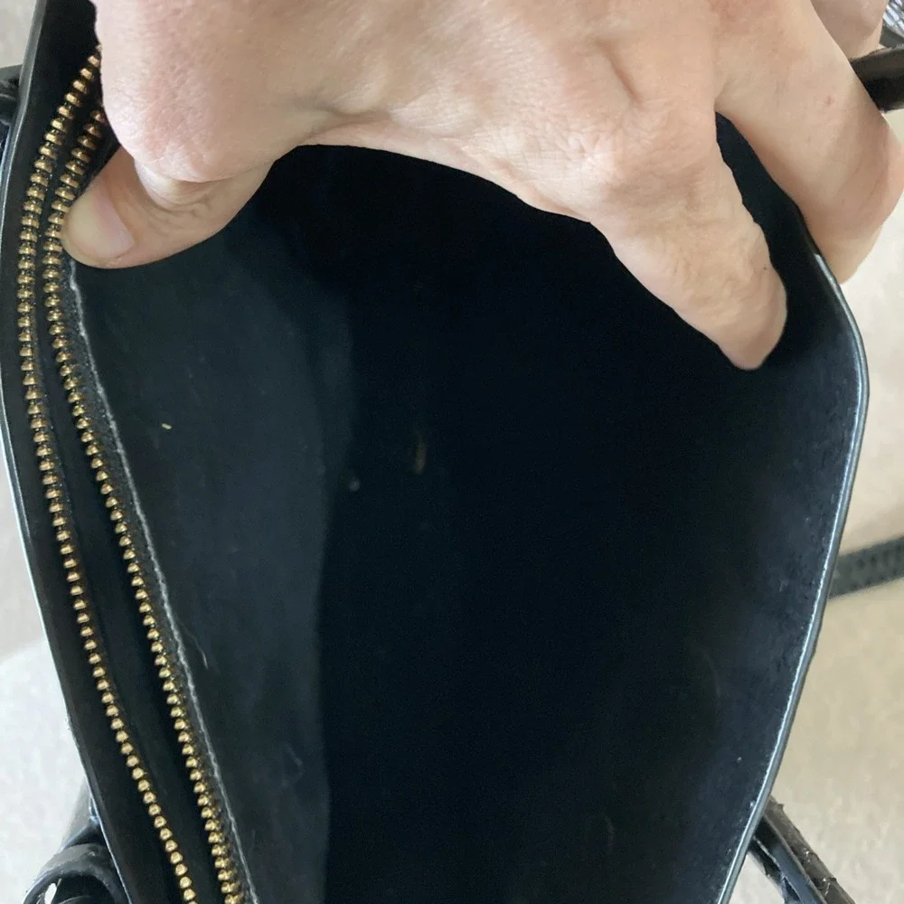 MICHAEL KORS Mercer Large Convertible‎ Black Genuine Snakeskin Tote Shoulder Bag